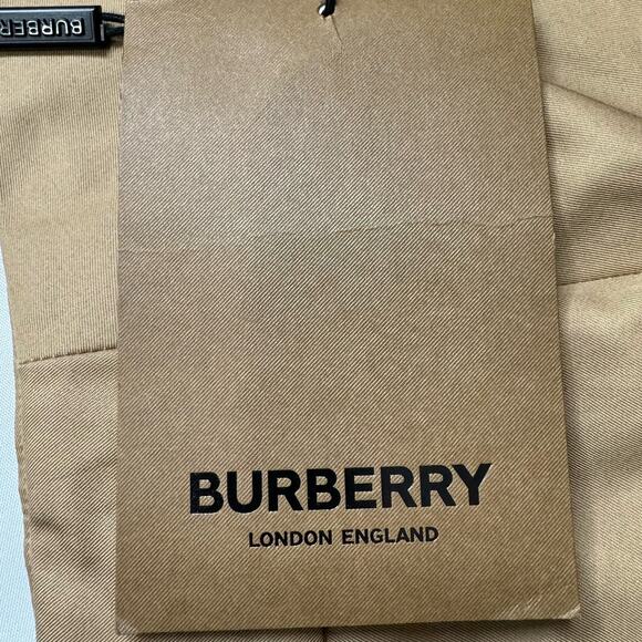 BURBERRY Tapered Pant Trouser Silk Scarf Belt SOCIETY Size 0 NWT $1190 - Picture 15 of 16